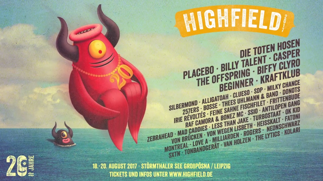 Highfield 2017 - Das Line-Up Ist Komplett! – Music Your Live